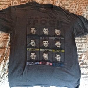 Star Trek “The Many Moods of Spock” Blue T-Shirt